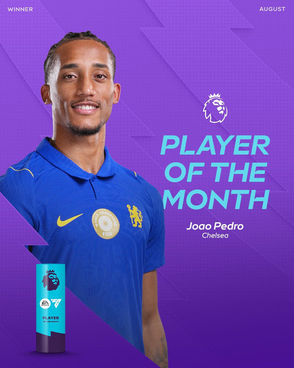 BantsRantsky's tweet photo. Joao Pedro is the EA SPORTS FC Player of the Month for August! 🏆

Deserved? https://t.co/GLNKIM8h8j