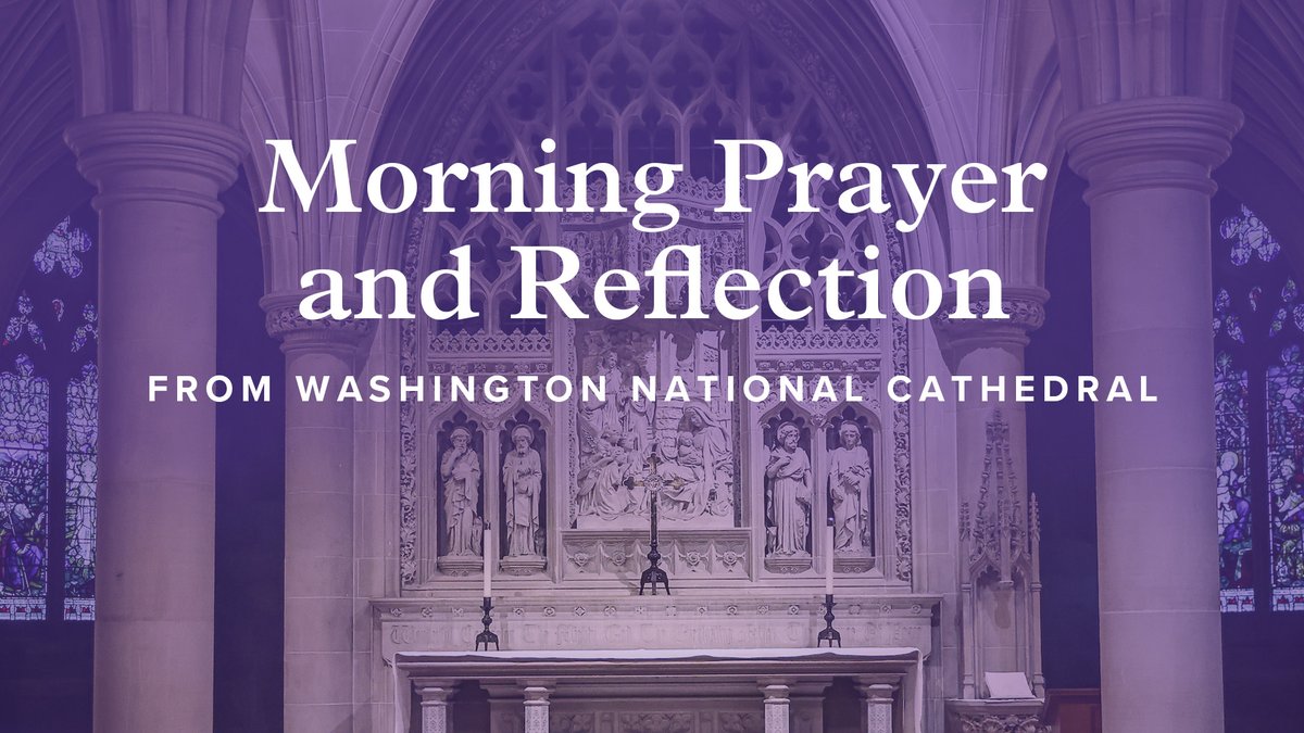 WNCathedral's tweet photo. Join The Very Rev. Randy Hollerith for this prayer and reflection of Psalm 84, as we remember and mourn those we lost 25 years ago today. #nationalcathedral #morningprayer

https://t.co/bEHSQV2ZhG https://t.co/iTKDUNSaPn