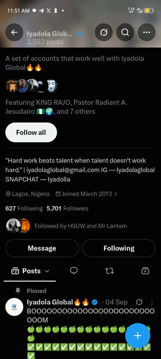 dchase1129's tweet photo. @isthaths @iyadolla Done boss 9012960574 moniepoint 🙏🙏 https://t.co/UZ0yetvwOw