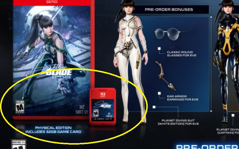 BehindTGames's tweet photo. 💾 NINTENDO YA OFRECE CARTUCHOS DE 32 GB PARA SWITCH 2

Stellar Blade Complete Edition confirma que Nintendo ya pone a disposición de los desarrolladores Game Cards de 32 GB, frente a los 64 GB utilizados inicialmente.

📅 Llegará físicamente a Switch 2 el 6 de noviembre de 2026, con el juego y todos sus DLC incluidos en el cartucho.

Una opción que podría reducir los costes de producción de los juegos físicos. 👀