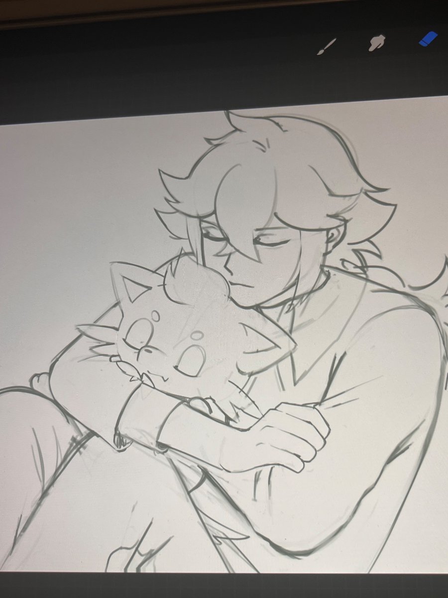 Pukiuk1's tweet photo. I’m trying my best to improve the anatomy here, but can’t find any good reference.. || #harmoNiart https://t.co/2Q2QNYoCQE