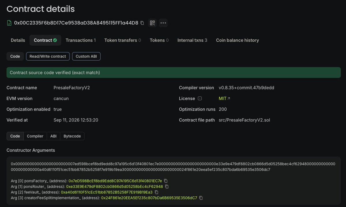 pooledonpons's tweet photo. We've just verified the new $POOLED presale contract. Coming soon to our new and improved web app!

- Funding windows up to 7 days.
- Schedule when your presale opens.
- Withdraw part or all of your contribution while funding is open and unfilled.
- Create and fund an immediate ETH presale in one transaction.
- Choose where to receive withdrawals and refunds.

Contributions lock once the target is reached. Existing presales keep their original rules.