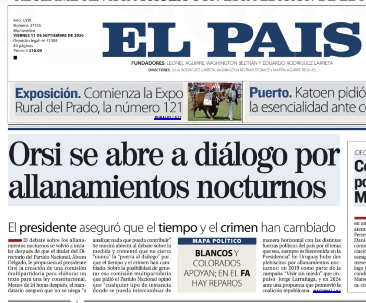 GabrielGianoli's tweet photo. El Congreso de @alianzapaisuy @JavierGarcia_Uy puso el tema en la agenda,la inseguridad  se combate  las 24 horas todos los dias para preservar a las personas de bien.
Ya era hora de que el gobierno tomara nota y esperemos actúe,la seguridad de los uruguayos está en juego,nuestra mano siempre tendida para estas propuestas.