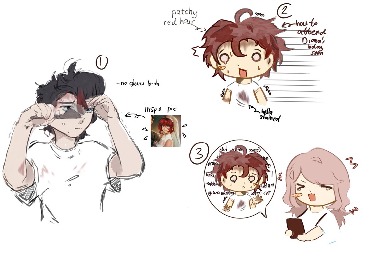 sweet_heaya's tweet photo. [College AU]
 — Failed dye 
 
#wolfgrace #wolfgangakire #pjeg #pjegtwt https://t.co/PTNLLoBjQw