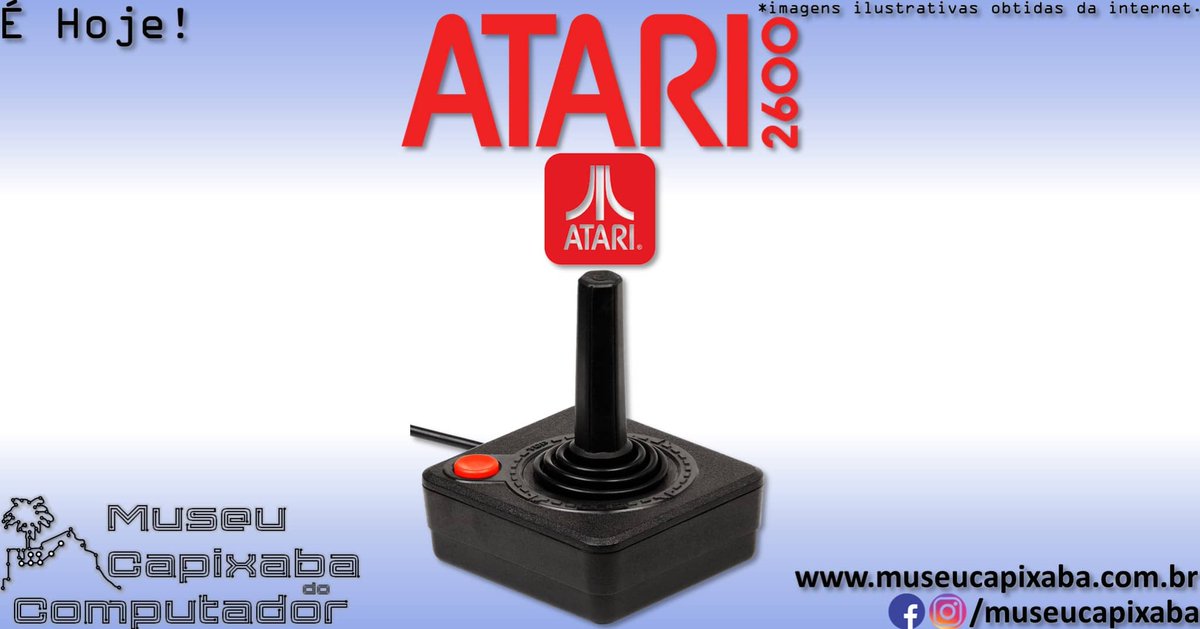 museucapixaba's tweet photo. É hoje! O videogame Atari 2600 de 1977.
+em https://t.co/1PVt2Gwxeg
#MuseuCapixaba #mcc #éhoje #museu #retro #geek #Atari #Atari2600 #AtariInc #ChannelF #CyanEngineering #Gradiente #JayMiner #MOS6502 #MOS6507 #NolanBushnell #PIA #PIA6532 #Polyvox #TIA #VideoComputerSystem #VCS https://t.co/sfL0LkyK6g