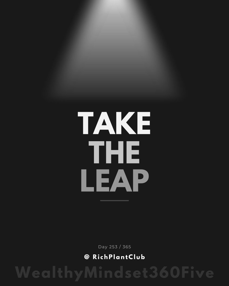 RichPlantClub's tweet photo. Calculated planning is essential, but execution eventually requires a moment of pure bravery. 📈

Stop overanalyzing the drop and start trusting your preparation. Take the leap.

 #Mindset #SuccessPrinciples #RiskTaking #RichPlantClub https://t.co/VbvRahv6m6
