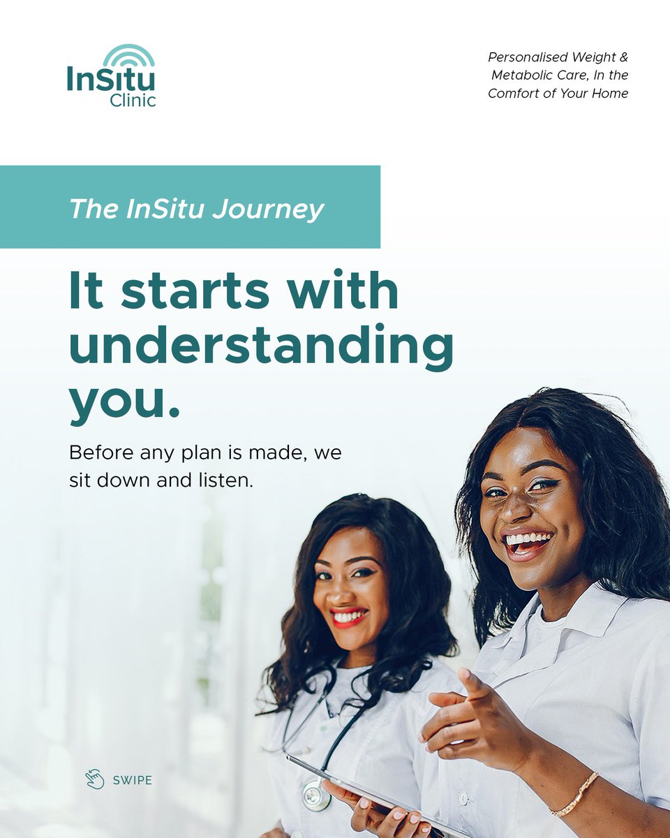 InSituClinic's tweet photo. Most people expect to be handed a form. We'd rather have a conversation.

Before any plan is made, before any treatment begins, we start by understanding your health history, what you've tried before, and what you're hoping to achieve.

This is first step of your InSitu journey. https://t.co/bHkYYhjxAr