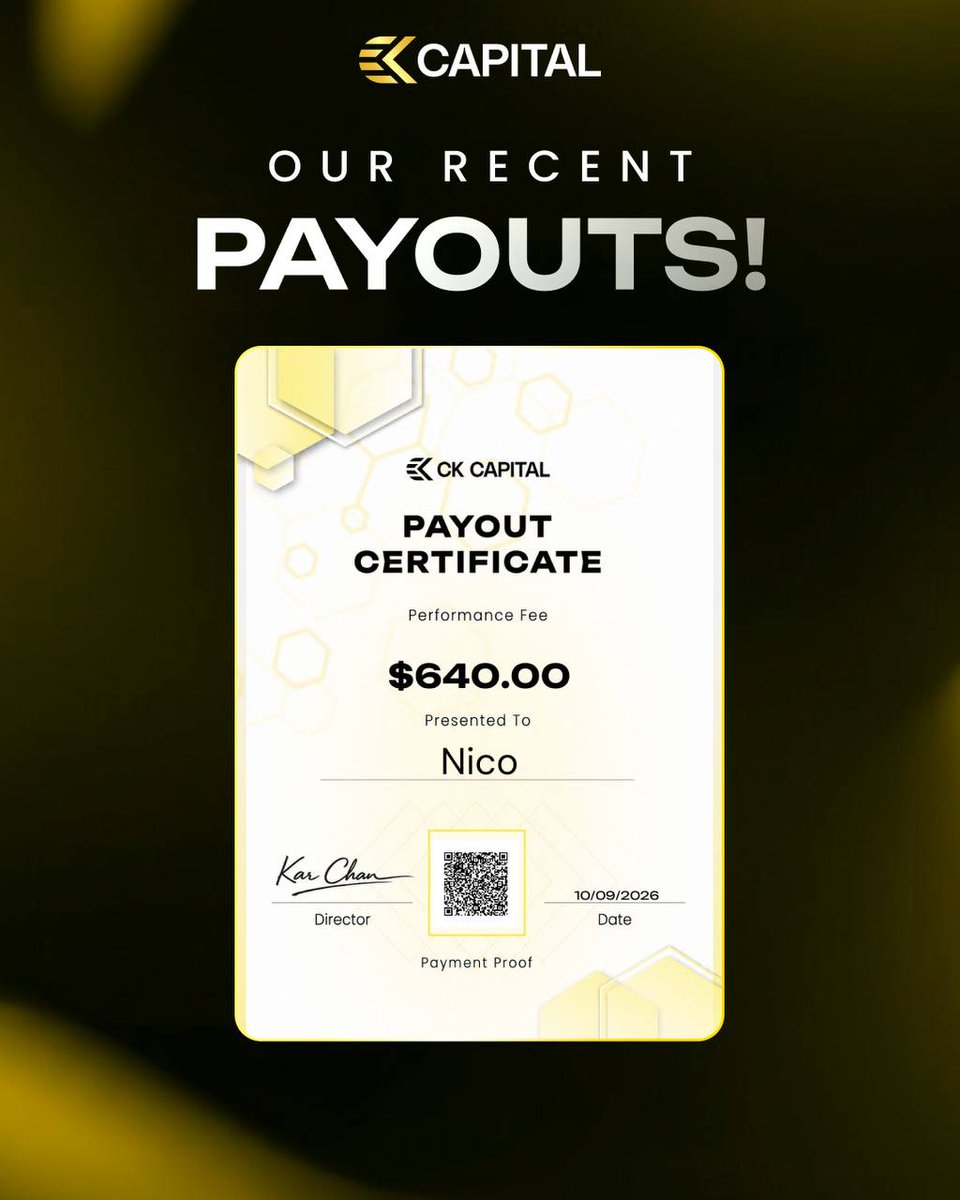 CKCapitalIndia's tweet photo. They took the challenge. They took the payout. 💰

Nico: $640
homen: $255

Now it’s your turn to make the move.

🔥 Our PROMO is still LIVE grab your discounted challenge today.

https://t.co/A2r1PIvmjN https://t.co/LjCyQZ7fm9