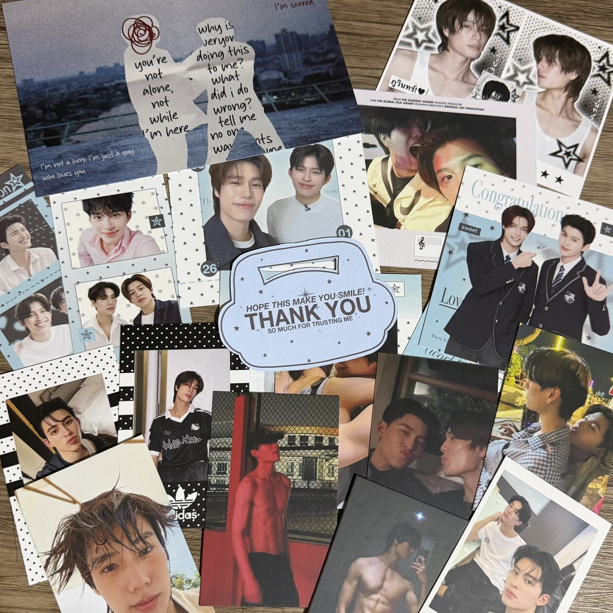 phuwinlys's tweet photo. β #sixmails π«―
my pondphu aeh photocards finally arrived π«§π₯£
thank you so much for the freebies! https://t.co/VbIHdQoCR7