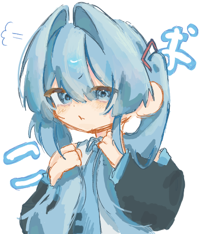 minus__0do's tweet photo. 絵チャ落書き #初音ミクㅤ https://t.co/UGZhFe5pHI