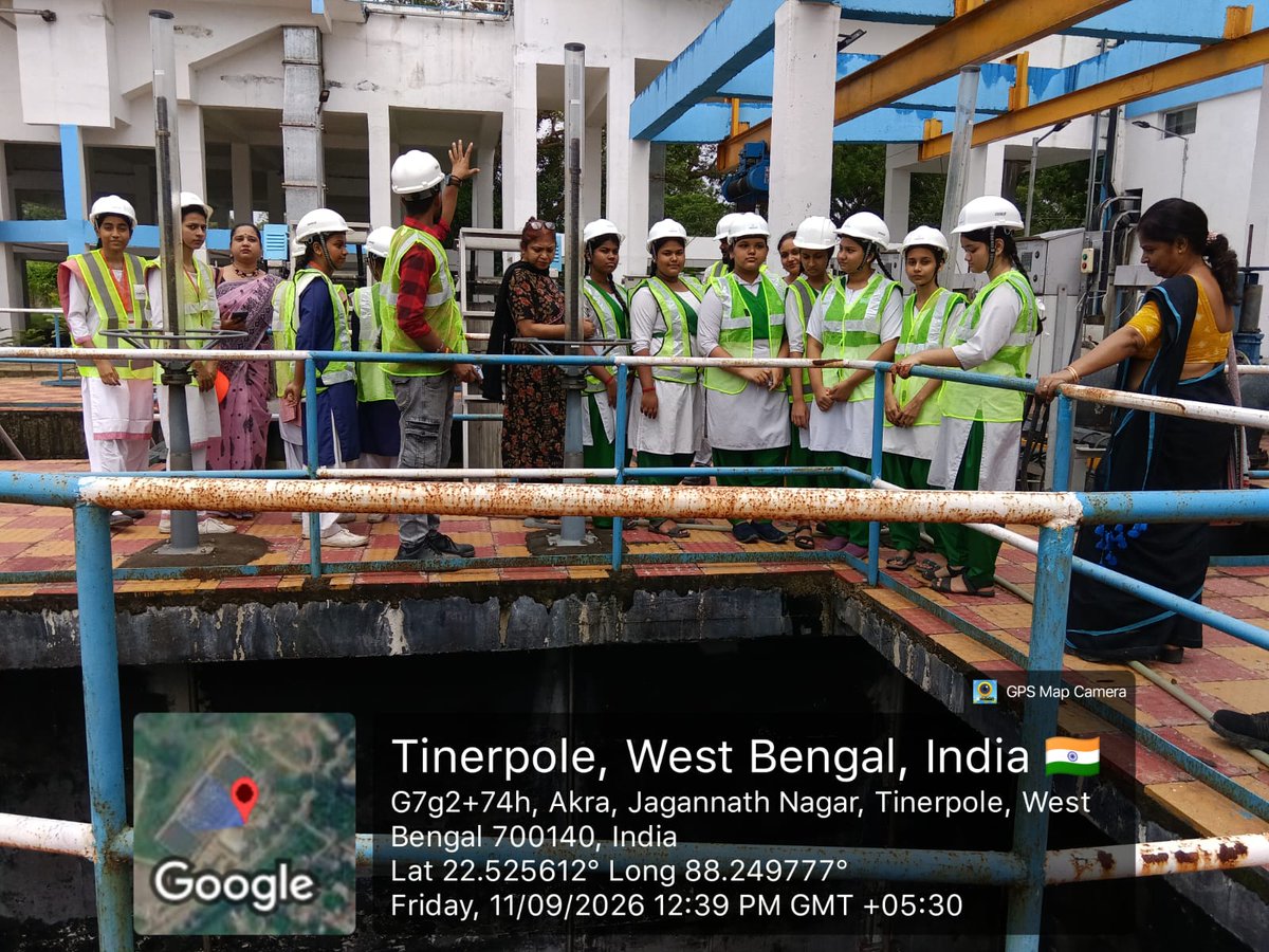 WBSPMGOfficial's tweet photo. Educational Visit of Students at Maheshtala STP (35 MLD), South 24 Parganas DGC.
#গঙ্গাপরিষ্কারআমাদেরঅঙ্গীকার #smcgwb #NamamiGange #sewagetreatmentplant #RiverConservation #SaveRiver
#riverpollutionabatement #biodiversity #CleanGanga #SaveGanga #Maheshtala #South24Parganas https://t.co/MG11O2lBNv