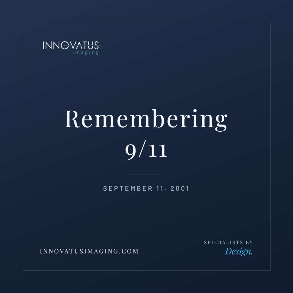 InnovatusImagi1's tweet photo. Remembering the lives lost on September 11, 2001, and the first responders and volunteers who answered the call. https://t.co/MMEOSlbkXq