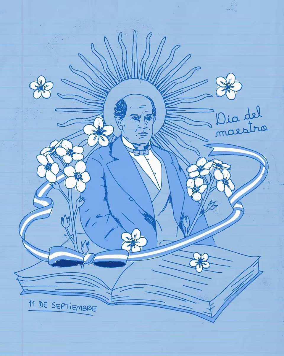 somosgelatina's tweet photo. Feliz día del maestro

A quienes enseñan, acompañan y forman a nuevas generaciones.

La escuela también es el lugar donde aprendemos a convivir con otros, a hacernos preguntas, a construir una mirada propia y a ser parte de una comunidad.

Gracias a las maestras y los maestros por su compromiso y su dedicación, y por sostener una tarea fundamental para nuestro futuro.

Ilustraciones x @luseldibuja