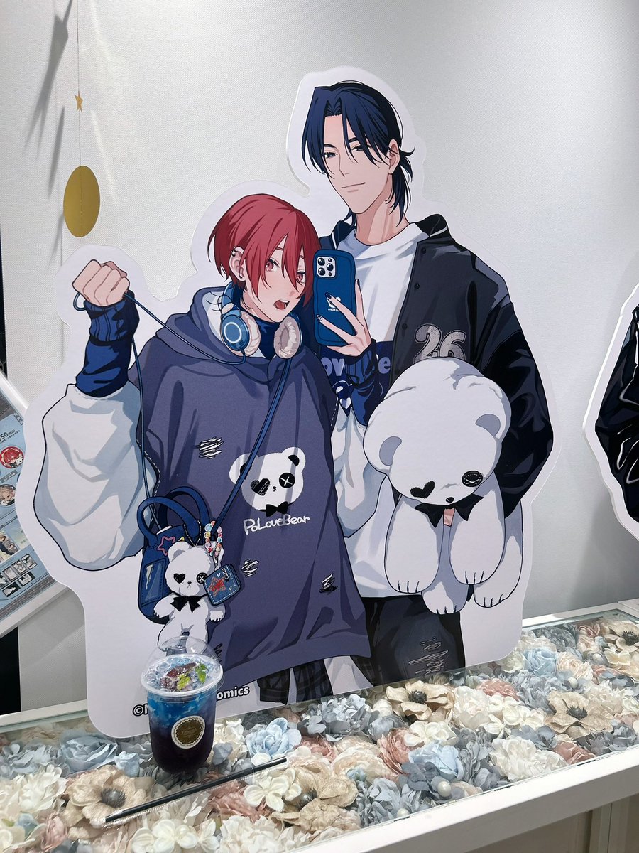 pyon_o0810o's tweet photo. ファボテリア初日、行ってこれました〜🌟初ファボテリアでしたが店内装飾とっても可愛くてドリンクも美味しくて幸せでした😽💖グッズも無事ゲットできたので帰ったら開封式です︎︎👍🏻︎︎♡
 #臆病くらげと恋知らず
 #柴崎さんのケモノみち https://t.co/VI03dOl7Ah