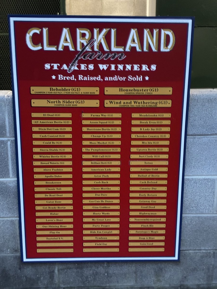 ClarklandFarm's tweet photo. 🚨 CLARKLAND FARM IS READY 🚨

Come check out our Book 1 colt, HIP 282 (Nyquist), at Barn 6! 🐎🔥

Stop by and see him for yourself!

#KeenelandSales #ClarklandFarm https://t.co/Vzvwk9st3K
