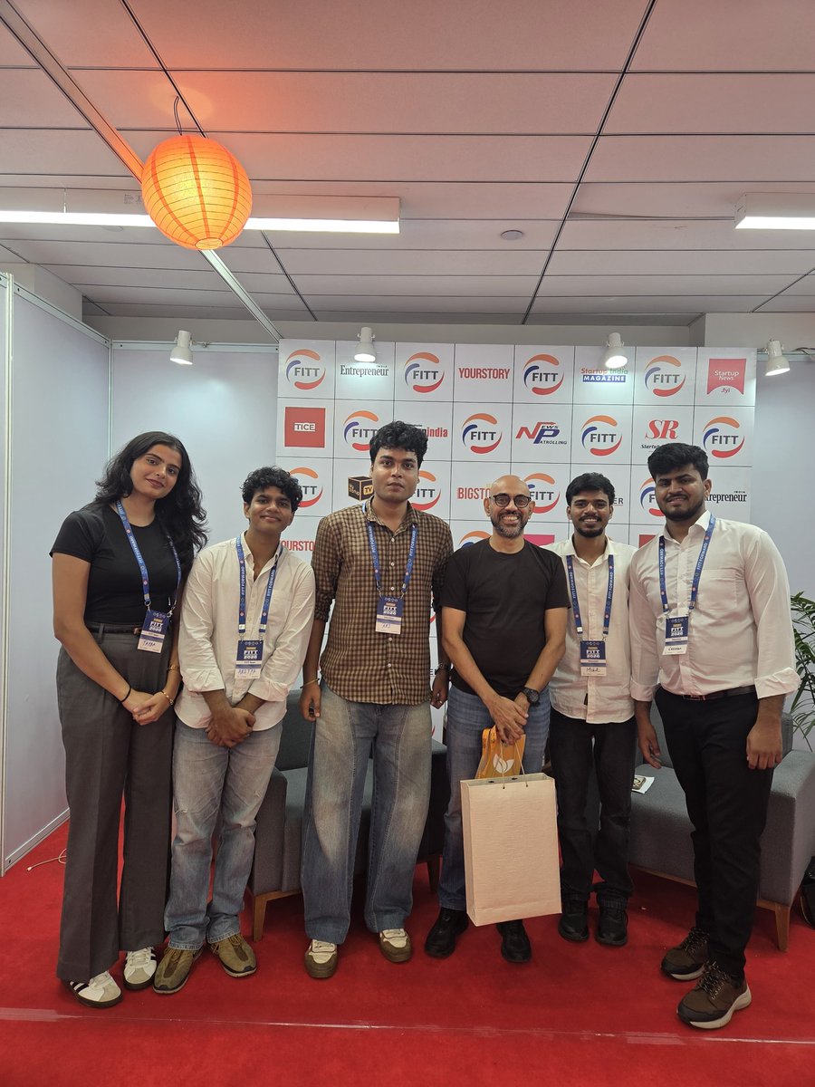 IIMC_India's tweet photo. Six students from the Department of #MediaBusinessStudies are volunteering with the Media Team at #FITTForward2026, @iitdelhi, gaining hands-on experience in interviewing startup founders, capturing founder bytes, and reporting on innovation and deep-tech.

(1/2) https://t.co/HHZcn1ikgu