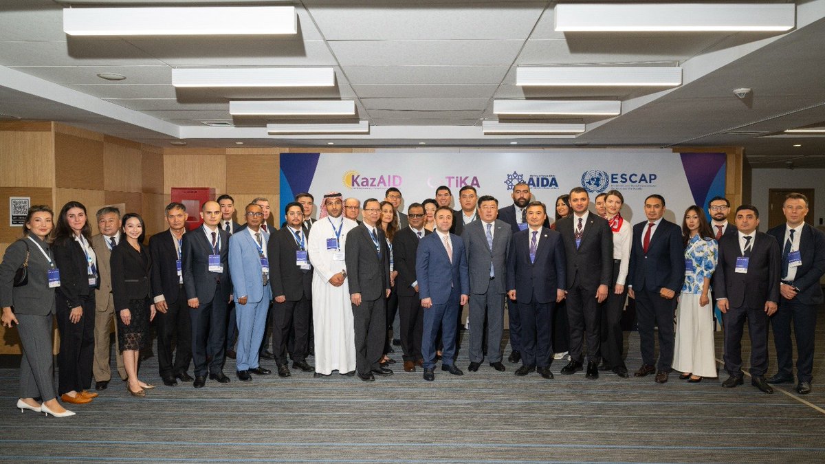 KazAID_RK's tweet photo. 🌐 On Sept 10–11 in Almaty, KazAID, UN ESCAP, TİKA &amp; AIDA hosted the 3rd Emerging Development Partners Meeting. Delegates discussed South-South cooperation &amp; defined priority areas for the 2027–2028 joint action plan.
#KazAID #UNESCAP #ODA #SouthSouthCooperation https://t.co/ZeNFtZqSBV