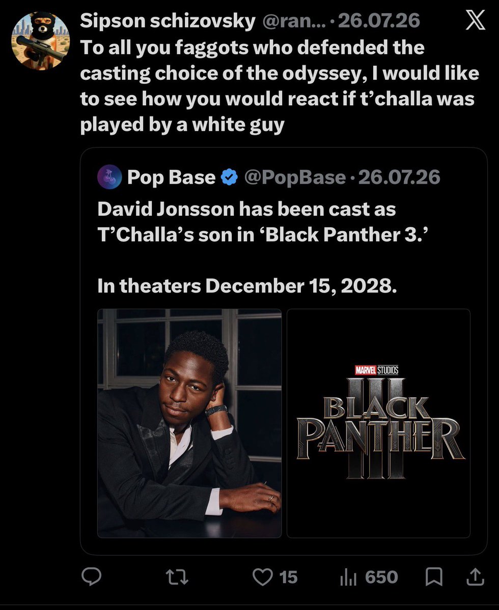 Zed_dy_T's tweet photo. @randompers30733 @Dialga64bitz Dont come crying about woke DEI bullshit to us when you get fired or kicked out of school (not that you even graduated) because of your abhorrent comments on black people and the queer community 🥹 https://t.co/kuW3VVWsHH