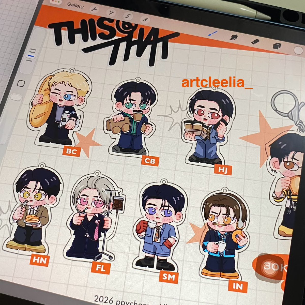 artcleelia_'s tweet photo. Akhirnya setelah satu tahun ini sibuk gambar commis, punya ide buat bikin desain charm baru 😔🫶

#straykids #thisandthat #fanart https://t.co/Ewu09WUPyg