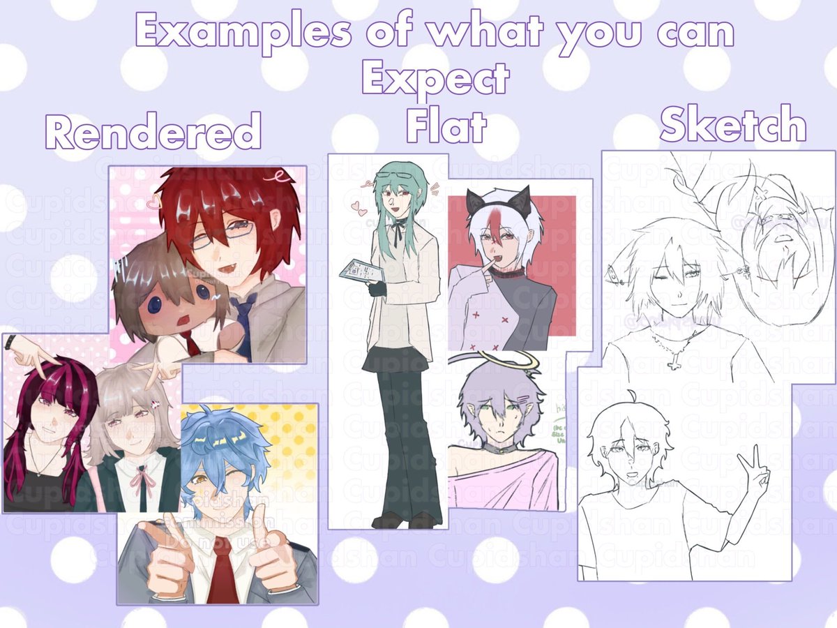 cupidshann's tweet photo. Cupids art comms sheet!! — ᨳଓ .

Posting my commission sheet here since I kinda forgot .. (｡•́   ̫ •̀｡)

#artcomms #digitalartㅤㅤㅤㅤ #commissions #commsopen #artcommissions2026 #art #ocart #yumeshipcomms #yumeshipart https://t.co/GrcNMVIKS4