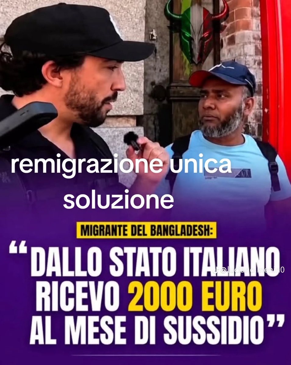 Massimo71000's tweet photo. I nostri sacrifici sono il loro successo, capito? #Remigrazione immediata!! https://t.co/XO7FefWwmE