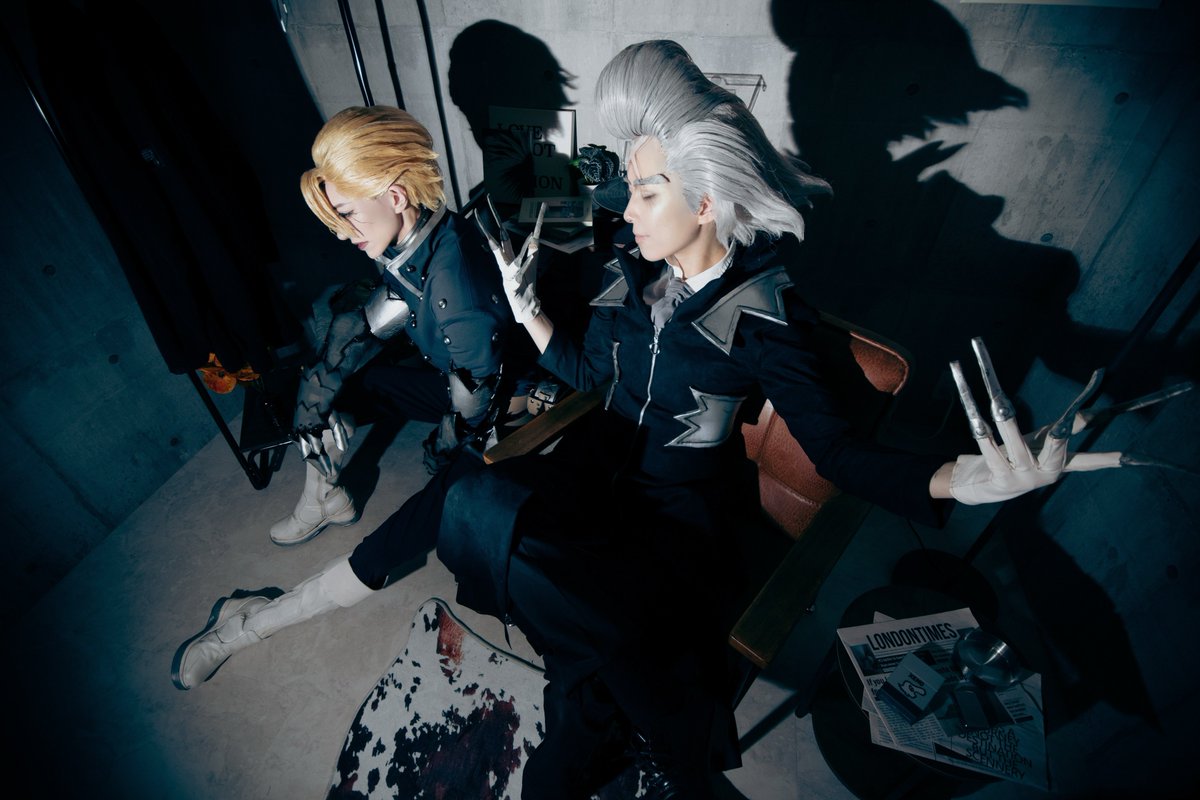 m_psycho666's tweet photo. 【Dr.STONE コスプレ】

    Midnight Talk

Dr.XENO：松本サイコ
スタンリー・スナイダー：麗亞
photo：三脚 https://t.co/j13ItO4en2