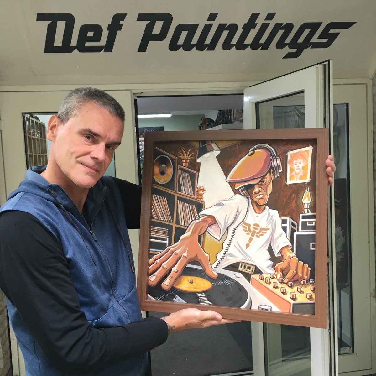 DefPaintings's tweet photo. Mijn nieuwste aanwinst "Practice Turns Tables". Interesse? Stuur een mail! 🖼️🎨 https://t.co/YbIeCco88o