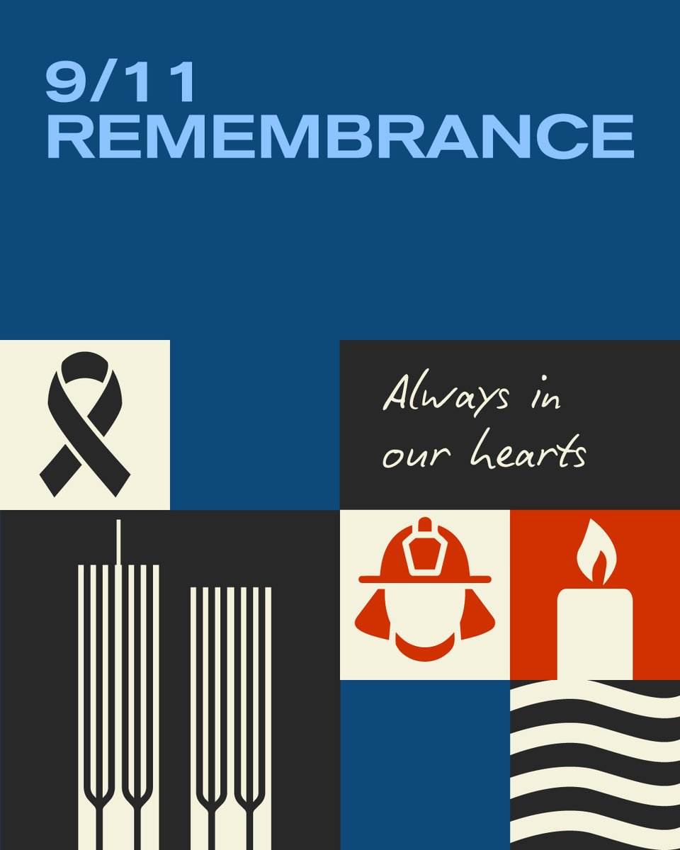 DiegoAlvarez36's tweet photo. Today we remember and honor those we lost. We reflect on the courage, sacrifice, and unity that followed, and the impact that continues to shape us today. #NeverForget https://t.co/ZFAhugBHh6