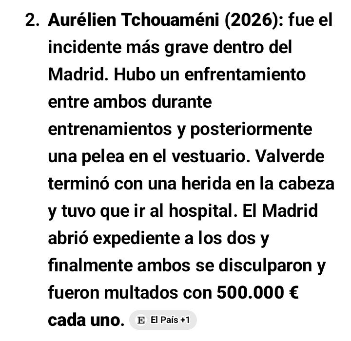 RAULGOMEZCUBA1's tweet photo. @JaneDoe04279084 @el_mamaa_ @Misticauruguaya No estoy de acuerdo, pero allá tú, pero sí pasó...que le cayeron 500.000€, de multa por pelearse en el vestuario, con un compañero...o no? https://t.co/MHFmYjzskl
