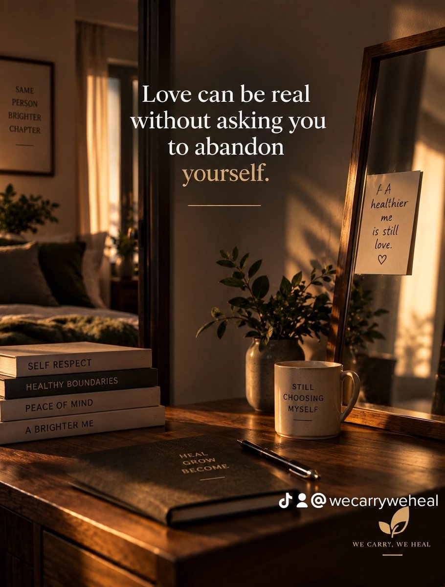 WeCarryWeHeal's tweet photo. Sometimes clarity doesn't come when things end.

It comes later, when you finally understand what you were feeling all along.

You can love someone and still choose yourself.

#wecarryweheal #Healingjourney #Emotionalhealing #Loveandrelationship #selflove https://t.co/Bce5hSpDFQ
