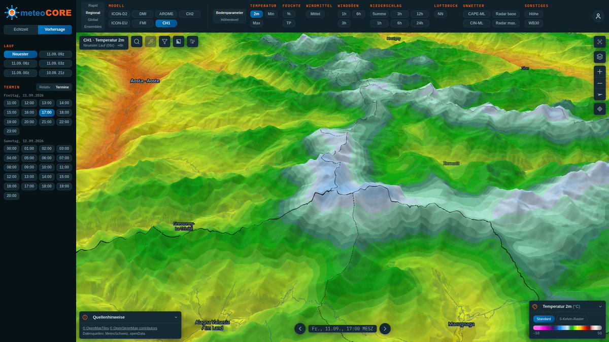 meteocore_com's tweet photo. Yippie! Der meteoCORE Navigator kann ab sofort auch verschiedene Kartenhintergründe, Hillshading und 3D-Relief-Darstellung. 🥳

Mehr zum Tool: https://t.co/Ij5BrkNxa4 https://t.co/S0uLlxXKqV