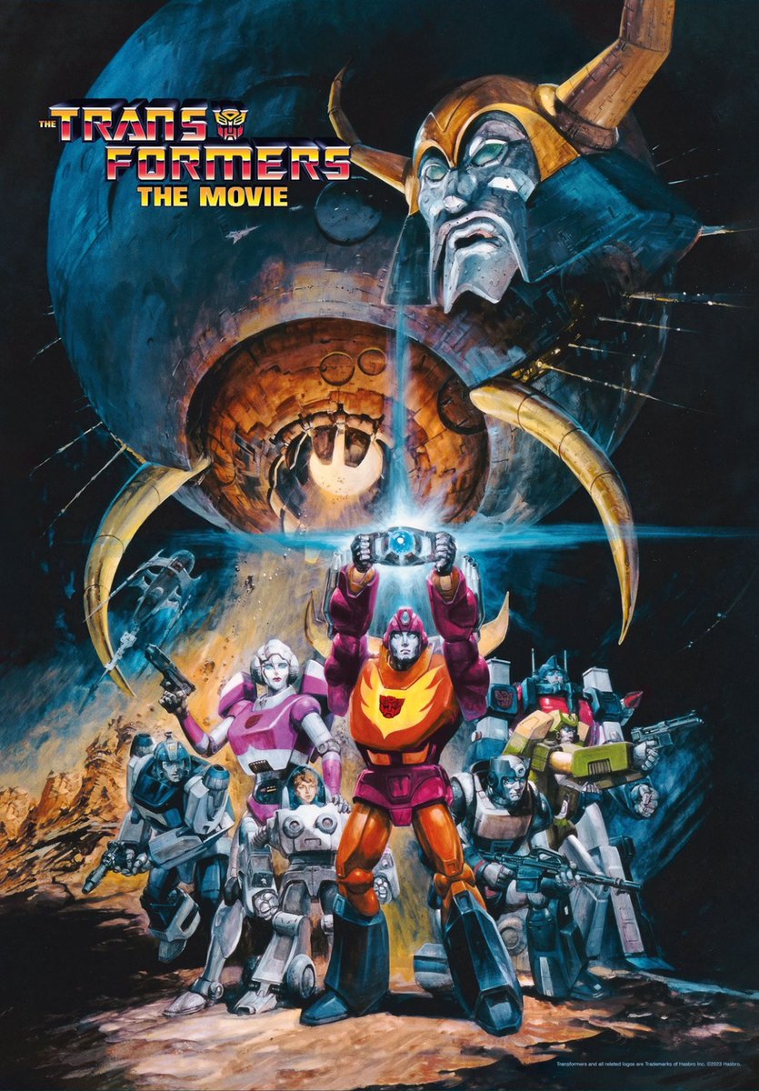 RobMessick's tweet photo. Since it's the 40th anniversary of Transformers the Movie, let's celebrate that. This poster was also used as the Laserdisc cover. Art by Yoshiyuki Takani
#Transformers #Transformersthemovie #TFTM
@Hasbro @transformers
#OptimusPrime #PeterCullen https://t.co/1HKqqK4pij