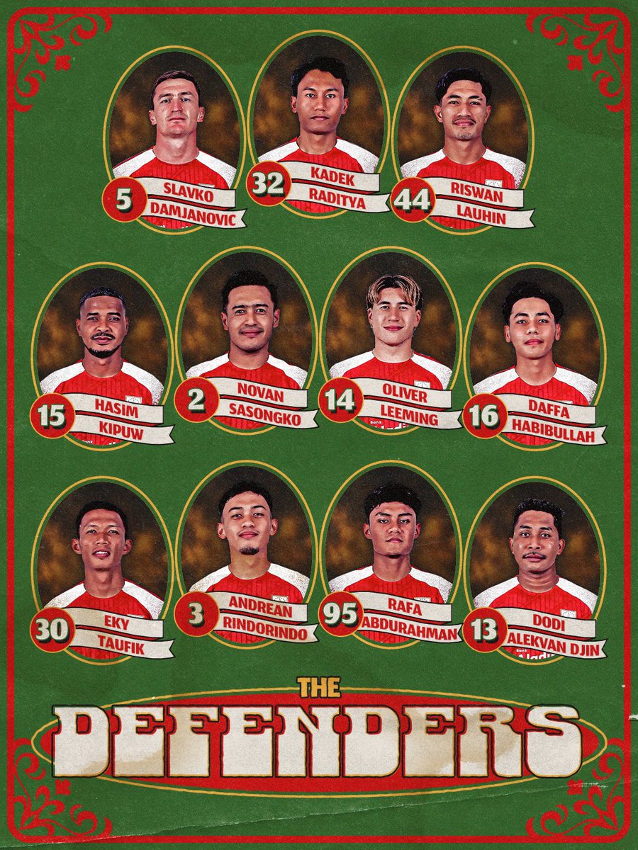 persisofficial's tweet photo. 𝑶𝒖𝒓 𝒔𝒒𝒖𝒂𝒅 𝒇𝒐𝒓 𝒕𝒉𝒆 𝟐𝟎𝟐𝟔/𝟐𝟎𝟐𝟕 𝒔𝒆𝒂𝒔𝒐𝒏 𝒊𝒔 𝒐𝒇𝒇𝒊𝒄𝒊𝒂𝒍𝒍𝒚 𝒔𝒆𝒕. 🔴

#LaskarSambernyawa https://t.co/JcOalXTdij