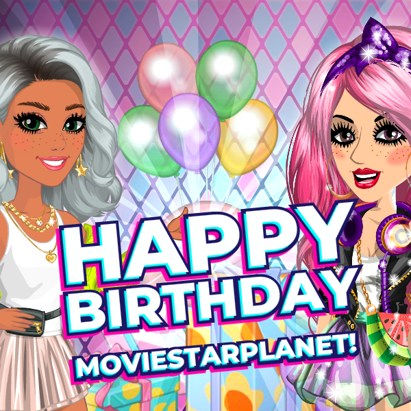 MSP_world's tweet photo. Happy Birthday, MovieStarPlanet! 🎉🎂
Starting today and all weekend long, #MSP1 has double StarCoin rewards on the Wheel of Fortune and over at #MSP2, Double StarCoin Weekend is back!
And there’s plenty more birthday fun to come, so let the celebrations begin! ✨ https://t.co/HFOrtFltwx