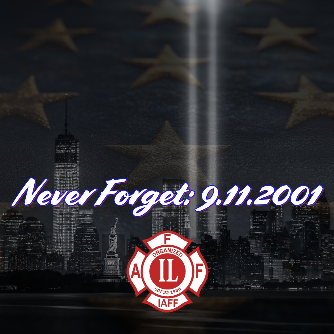 AFFI1935's tweet photo. "Even the smallest act of service, the simplest act of kindness is a way to honor those we lost, a way to reclaim that spirit of unity that followed 9/11."

Never Forget: 9.11.2001 https://t.co/h8jguokK8I