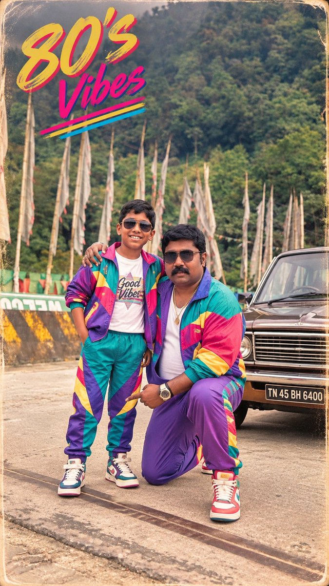 VinothkumarRav's tweet photo. Remove 80’s vibes words and close up look with convert HD https://t.co/ds2r7qa2bP