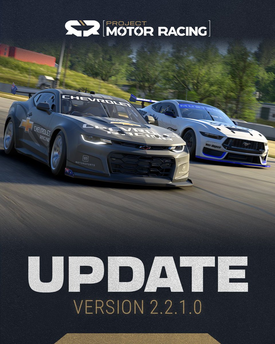projectmracing's tweet photo. Version 2.2.1.0 for #ProjectMotorRacing is now live!

This update serves as preparation for the upcoming V8 Power Pack releasing on all platforms on the 15th of September.

Learn More: https://t.co/6jah7Jh47H https://t.co/uQrOAJdHqu