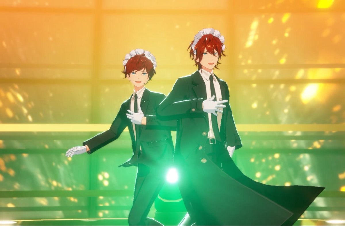 acer0411's tweet photo. どうにかフリルカチューシャを活かしたくて執事メイドという概念ならどうだって思ったけどちょっと面白くなっただけだった

けど一彩くんはフリルすごい似合うなってわりと本気で思うよ https://t.co/E1fl5fOV7e