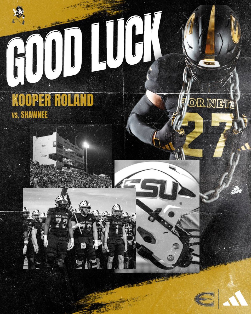 roland_kooper's tweet photo. Thank you @CoachCash1 from @esuhornetsfb for the graphic!! @CoachHarelson @CoachMcDown @PoncaCityFB https://t.co/jTd02MI6mK