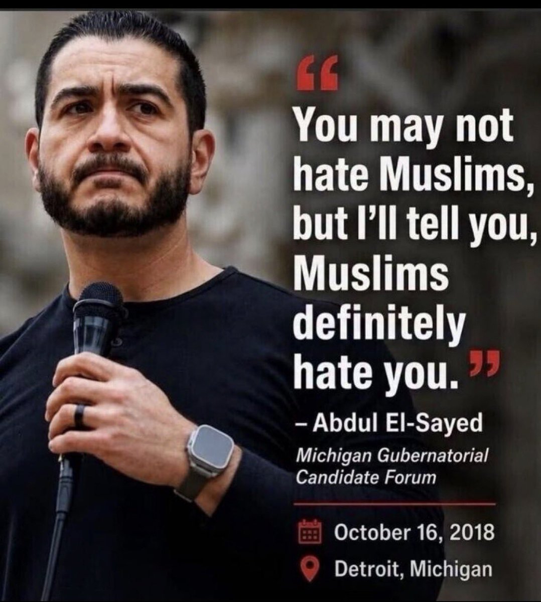 suz34175's tweet photo. @AbdulElSayed KEEP 9/11 OUT OF YOUR MOUTH! https://t.co/SwCbzgWmdB