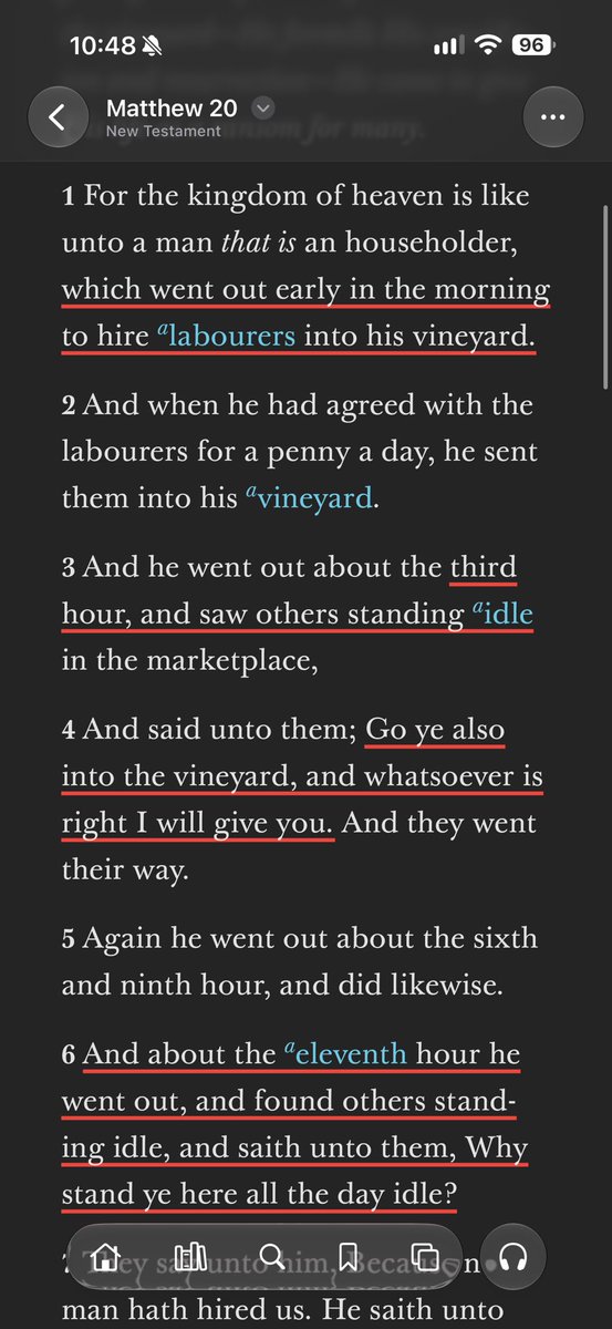 CougarReport's tweet photo. @UlfricMormcloak @TealCoug @Jazz_Cougars Read. And actually read it. It doesn't matter if you serve the lord for two years or one month or 7 weeks. You will receive your penny. Whether you start in the morning or the 11th hour. You will receive your penny. https://t.co/0wQlslwXem