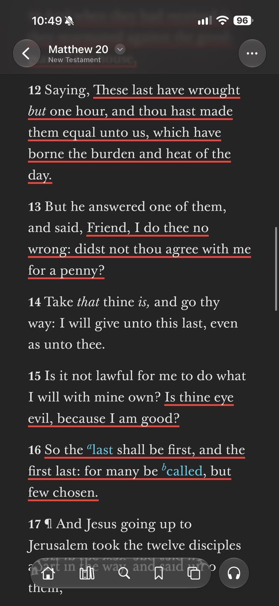 CougarReport's tweet photo. @UlfricMormcloak @TealCoug @Jazz_Cougars Read. And actually read it. It doesn't matter if you serve the lord for two years or one month or 7 weeks. You will receive your penny. Whether you start in the morning or the 11th hour. You will receive your penny. https://t.co/0wQlslwXem