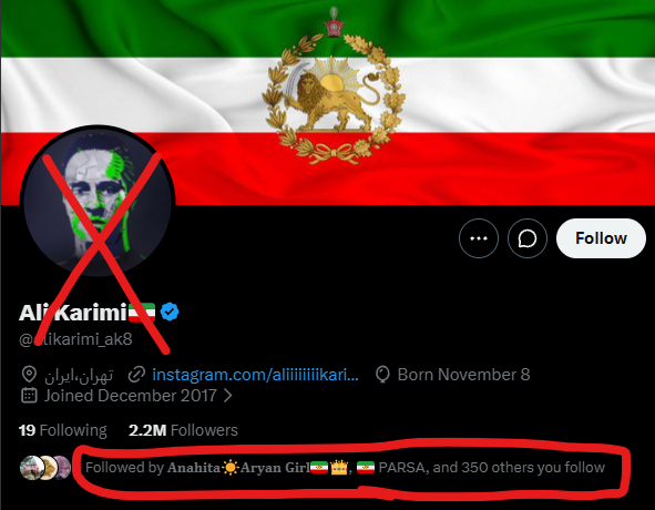 Zanboorphantom's tweet photo. چون این پدیده آنفالو نکردن این مهره جاعش برام سوال شده میخوام یکیشونو بعنوان نمونه بیارم ببینم منطقش چیه.
 خانم @anahitaarhz9 چرا کریمی را فالو میکنی؟ https://t.co/nHIrjjeiJo