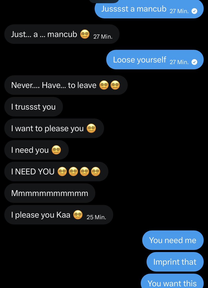 hypno__therapy_'s tweet photo. You all are really desperate to be mine.

Wishing to feel foggy and horny to my words.

Spiralling deep into submission.

Mindfucked by how I tickle all that kinky thoughts out of your brain.

Showing off with your reposts, comments, likes and more what a simp you are for me.🤭🌀 https://t.co/arZzJN34y8