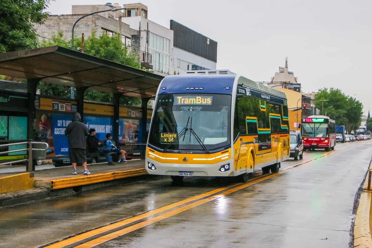 BAInfraest's tweet photo. YA PODÉS VIAJAR EN EL TRAMBUS ✅

Estamos realizando la prueba piloto que va desde Palermo a Liniers (hace el recorrido del ramal C de la Línea 34)

Ya podés experimentar cómo funciona en condiciones reales antes de su puesta en marcha completa. https://t.co/KHYKFHvDMM