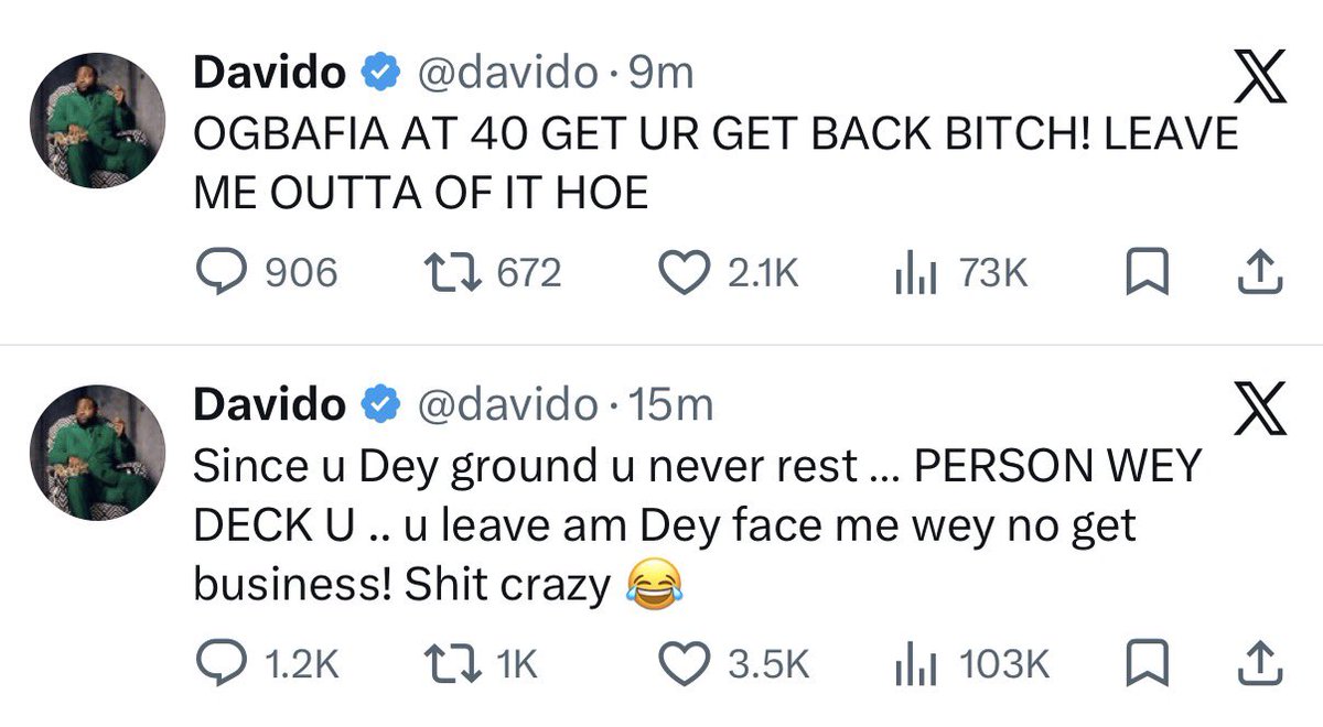TheDamiForeign's tweet photo. That thing wey Dey do Davido don start again, na him &amp; Dj Tunez today😂😭 https://t.co/n2il605RKo
