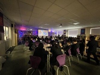 BishopChalloner's tweet photo. Wow!! What a incredible week we've had - Year 7 morning football, a packed out library filmclub, school photos, library inductions, lots of amazing lessons and we even had a practice fire drill!! #packedweek #alwaysbusy #onlythefirstweek #newschoolnewexperiences https://t.co/ZXfTBHQieW