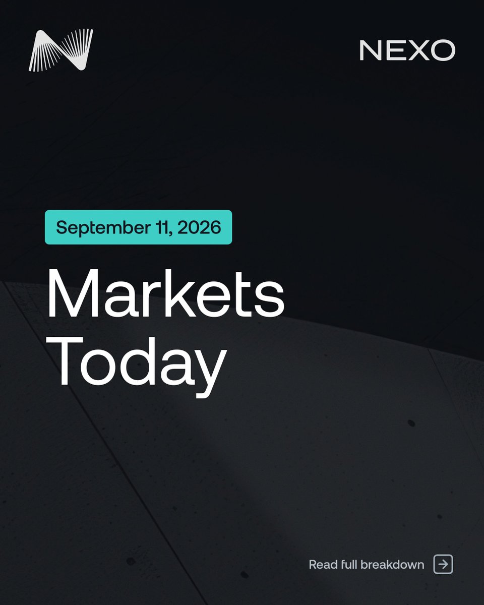 Nexo's tweet photo. Inflation landed exactly as expected. Bitcoin still moved. That says more than the CPI number itself.

Read the full analysis on the Nexo blog. 🔗