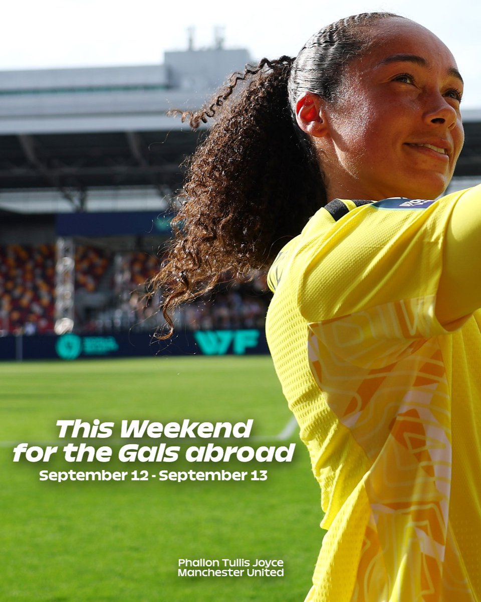 USWNT's tweet photo. Catching some @BarclaysWSL &amp; @ArkemaPL this weekend ‼️ https://t.co/y1VmbcOrTU