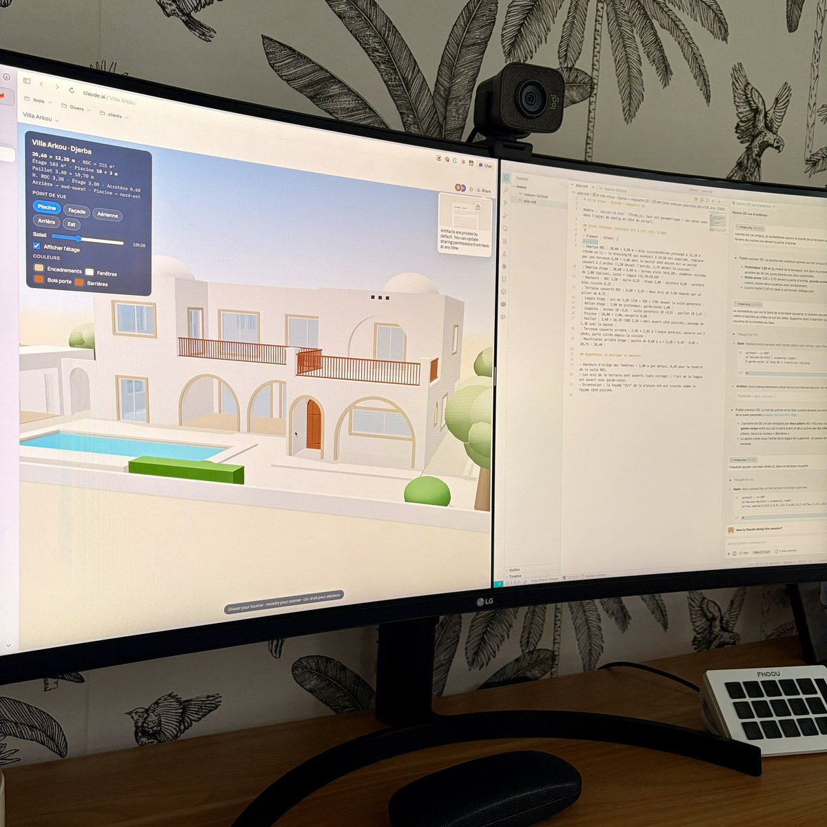 manu_menv's tweet photo. J’arrivais pas à exprimer un changement au chef de chantier.

Fable 5.1 + plans d’architecte + three.js 😂

Problème résolu! Ça va être beaucoup plus simple à partir d’aujourd’hui https://t.co/A97V4fdn7Y